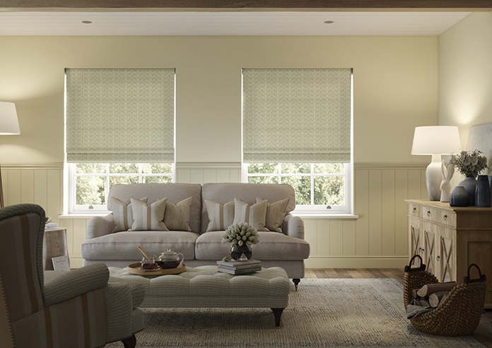 Orla Kiely Linear Stem, Pebble - Roman Blind - Image 3